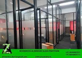 Aluminium Partitions With Glass