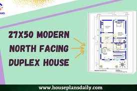 North Facing House Plan 1350 Sq Ft