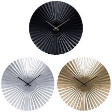 Karlsson Sensu Wall Clock Steel 40cm 3d