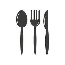 Spoon And Fork Icon Ilrations