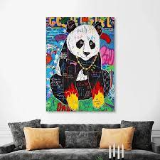 Buy Pop Art Panda Wall Art Graffiti Art