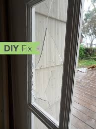 How To Repair A Broken Glass Door Pane