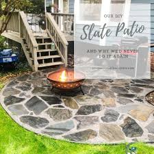 Diy Slate Patio
