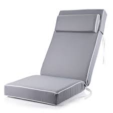 Luxury Recliner Cushion In Grey By Alfresia