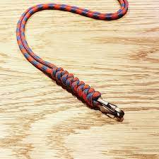 Custom Paracord Id Lanyard Snake Knot