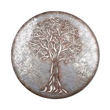 Lovely Rustic Silvery Metal Tree Of