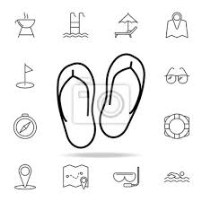 Flip Flops Icon Element Of Simple Icon