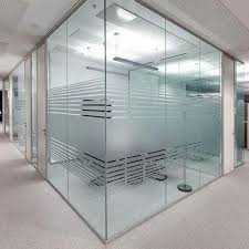 Frosted Glass Office Partition