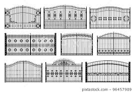 Iron Gates Victorian Steel Fence