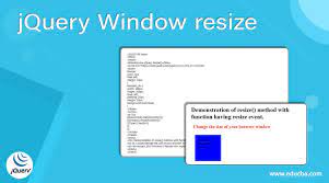jquery window resize working of