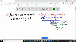 Solve The System Of Linear Equations