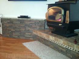 Wood Stove Platform With A Dry Stack