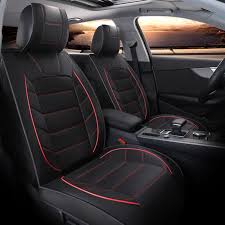 Pu Leather Full Car Seat Covers 5 Seats