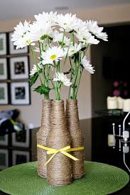 Upcycled Izze Bottle Flower Vase