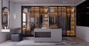Closets With Glass Doors Stylish And