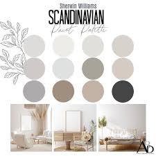 Scandinavian Interior Paint Palette