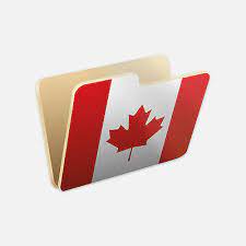 Canada Folder Flag Icon Vinyl Sticker