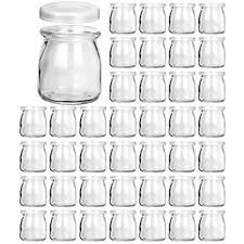 Glass Jars Kamota 40 Pack 6 Oz Clear