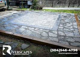 Custom Stone Patio In Clendenin Wv