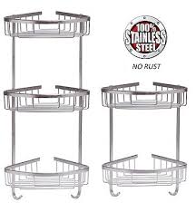 3 Tier Rust Free Stainless Steel Shower