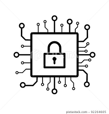 Cyber Security Icon Vector Security