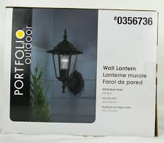 Portfolio Outdoor Wall Lantern 0356736