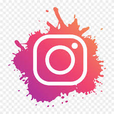 Instagram Logo Modern Paint Splash