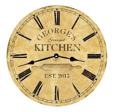 Kitchen Clock Personalized Kitchen