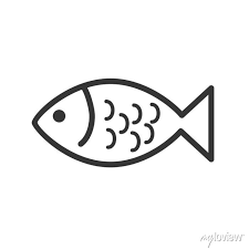 Fish Icon Template Color Editable Fish