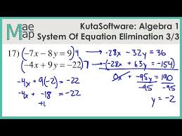 Kuta Algebra 1 System Of