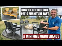 How To Re Old Patio Furniture Fast