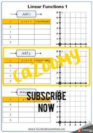 Straight Line Graphs Worksheets