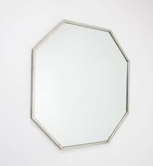 Now Uku Silver Octagon Wall Mirror