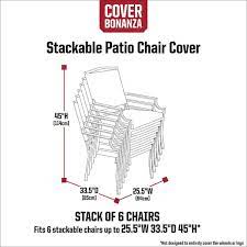 Grey Stackable Chair Cover