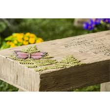 Memorial Composite Outdoor Garden Bench