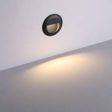 Black Exterior Wall Light Recessed Led