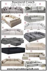 Best Basement Couch Modular Sectionals