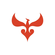 Heart Phoenix Logo Birds For