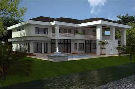 Contemporary Home Plan 4 Bed 5555 Sq