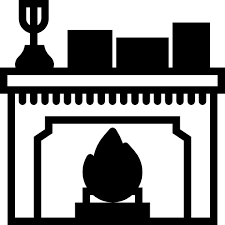 Fireplace Basic Miscellany Fill Icon