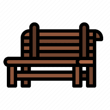 Bench City Furniture Park Seat Icon