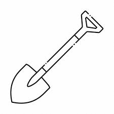 Construction Shovel Tool Icon