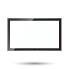 Flat Tv Icon For Web Design Logo App