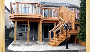Upper Deck With Interlocking Patio By