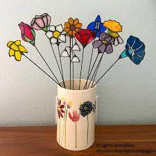 Stained Glass Long Stem Wildflowers