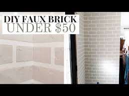 Diy Faux Brick Wall With Joint