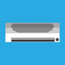 Split Air Conditioner Vector Icon