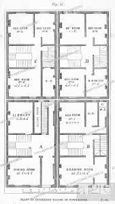 A Plan Of A London Town House Showing