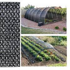 6 Ft X 20 Ft Black 50 Shade Fabric Sun Block Shade Cloth Net Mesh Shade For Garden Patio Plants