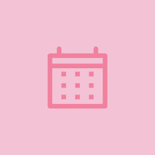 Pink Calendar Icon In 2023 Pink